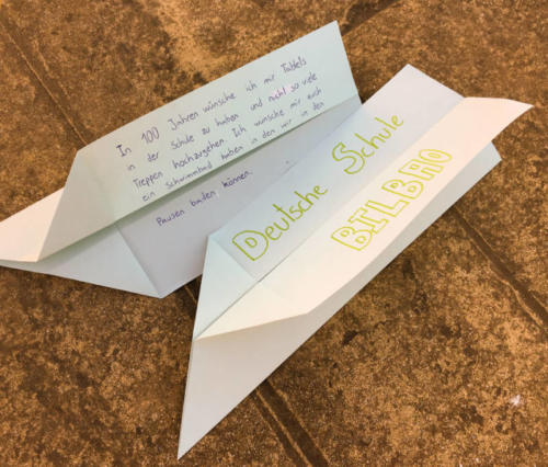 Aviones de papel / Papierflugzeuge