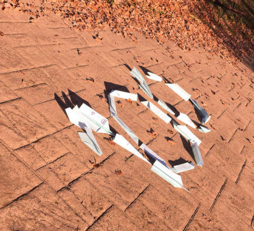 Aviones de papel / Papierflugzeuge