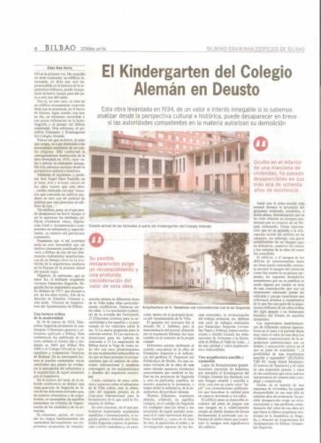 Excursión al edificio antiguo / Ausflug zum alten Schulgebäude 