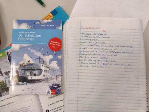 Lectura en los cursos 14 de Mayo / Leseprojekt Englisch- und Deutschkursen 14. Mai
