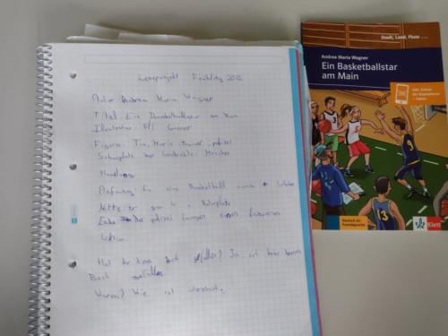 Lectura en los cursos 14 de Mayo / Leseprojekt Englisch- und Deutschkursen 14. Mai