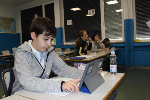 Usando los iPads