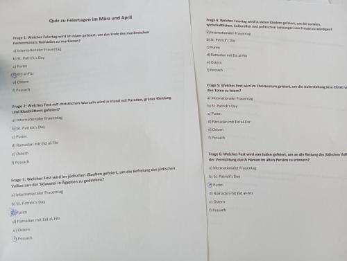 Proyectos de cocina, deportes, el Día de la Madre, la Pascua Ortodoxa y el Día de la Liberación / Küchenprojekte, Sport, Muttertag, orthodoxes Ostern und Tag der Befreiung