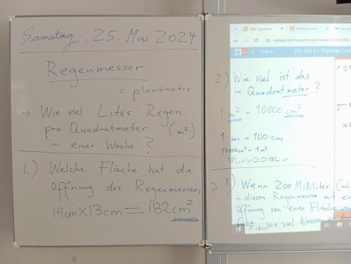 Proyecto STEM de pluviómetros, preparación para los exámenes oficiales, evento sobre el Campeonato Europeo de Atletismo y merendolas de fin de curso / STEM-Projekt mit Regenmessern, Vorbereitung auf offizielle Prüfungen, Event zur Leichtathletik Europameisterschaft und Abschlussfeiern am Ende des Kurses
