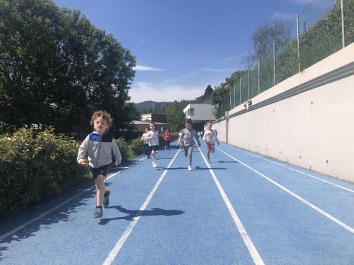 Proyecto STEM de pluviómetros, preparación para los exámenes oficiales, evento sobre el Campeonato Europeo de Atletismo y merendolas de fin de curso / STEM-Projekt mit Regenmessern, Vorbereitung auf offizielle Prüfungen, Event zur Leichtathletik Europameisterschaft und Abschlussfeiern am Ende des Kurses