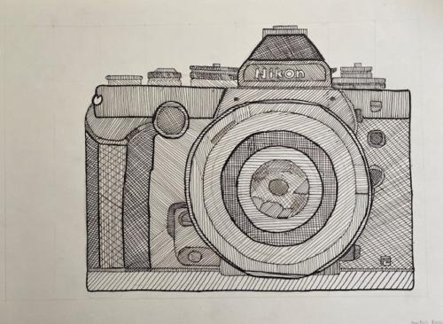 Cámaras y sombreado / Fotoapparate und Schraffur