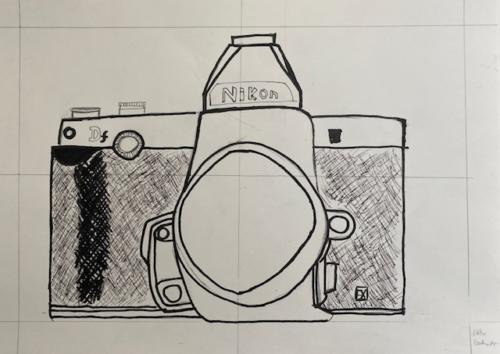 Cámaras y sombreado / Fotoapparate und Schraffur