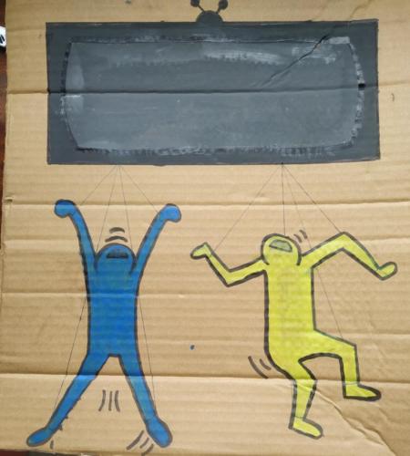 Con Keith Haring en casa durante la cuarentena / Mit Keith Haring zu Hause während der Quarantäne