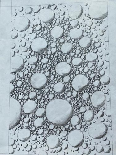Dibujos a lápiz / Bleistiftzeichnungen Blasen