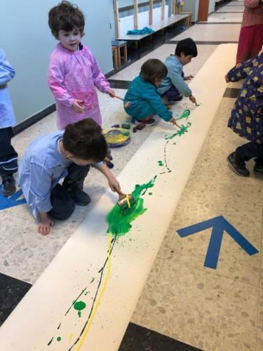 Arte para en las extraescolares del Jardín de Infancia / Kinderkunst in der Nachmittagsbetreuung