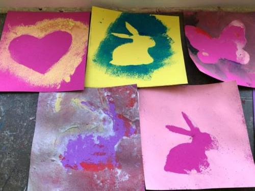 Arte para en las extraescolares del Jardín de Infancia / Kinderkunst in der Nachmittagsbetreuung