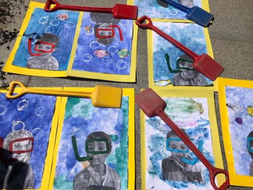 Arte para en las extraescolares del Jardín de Infancia / Kinderkunst in der Nachmittagsbetreuung