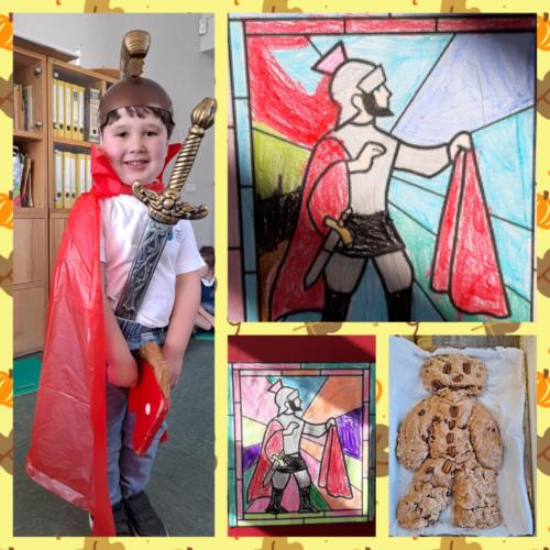 San Martín en el Jardín de Infancia / Sankt Martin im Kindergarten