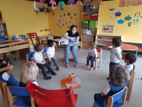 San Martín en el Jardín de Infancia / Sankt Martin im Kindergarten