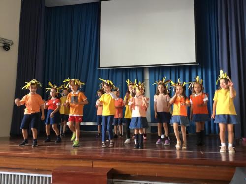 Einschulungsfeier / Ceremonia de ingreso a primaria