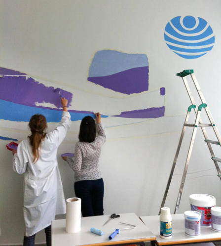 Pintura mural/Wandmalerei
