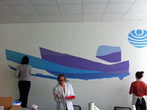 Pintura mural/Wandmalerei