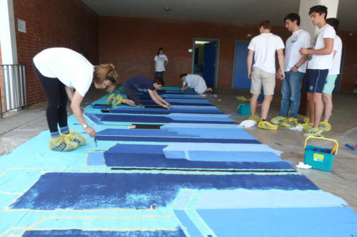 Arte en acción/Kunstaktion Bühnenbild