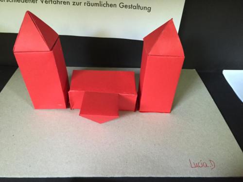 Modelos de 2D a 3D/Architekturmodelle: 2D zu 3D