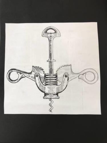 Sacacorchos diseño/Korkenzieher Design