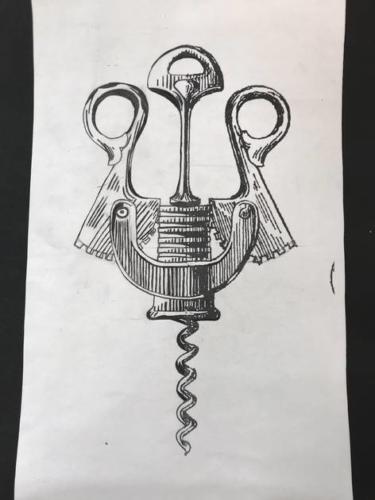 Sacacorchos diseño/Korkenzieher Design