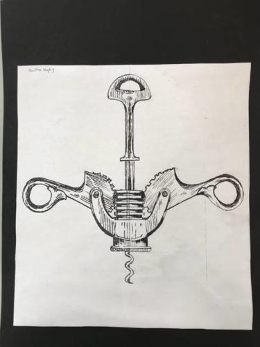 Sacacorchos diseño/Korkenzieher Design
